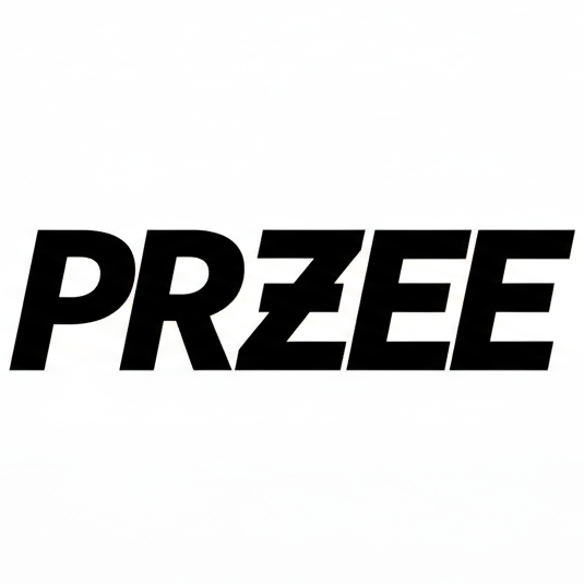 Black 'PRZEE MANUFACTURING' logo on a white background